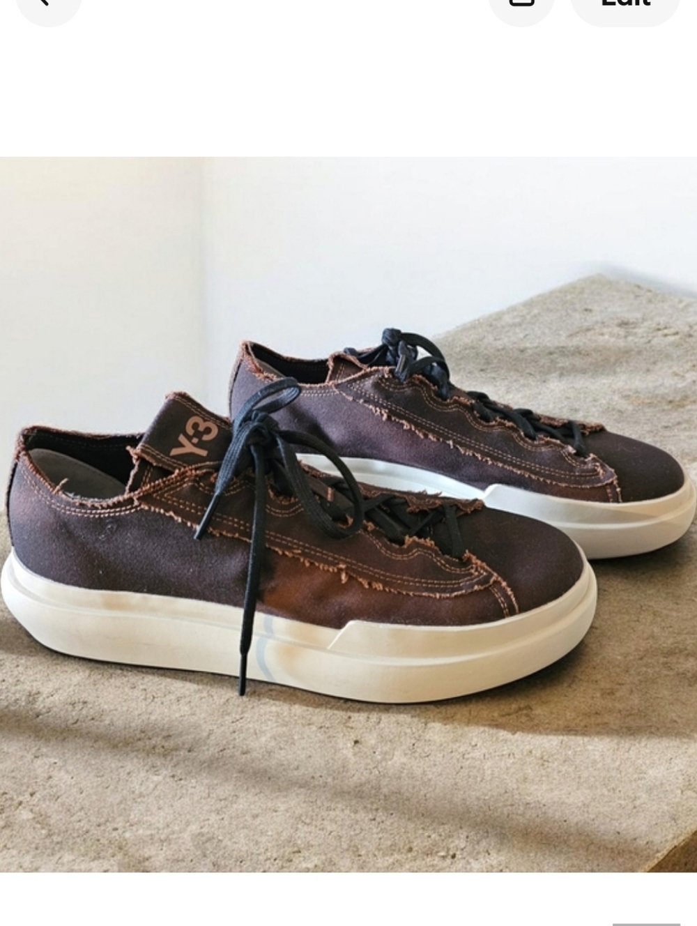 Y-3 Nizza Yamamoto Adidas Low Sneaker Shoes 8.5